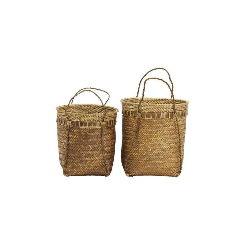 House Doctor Körbe Balie Natur aus Bambus Rattan