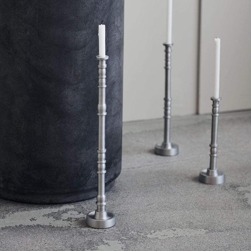 House Doctor Kerzenständer Jersey Silber oxidiert Kostenlose Rückgabe