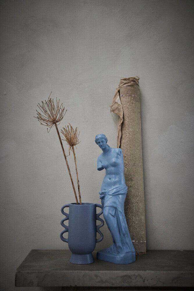 Lene Bjerre Deko-Objekt Statia Blau H:46,2cm Clearance-Verkauf
