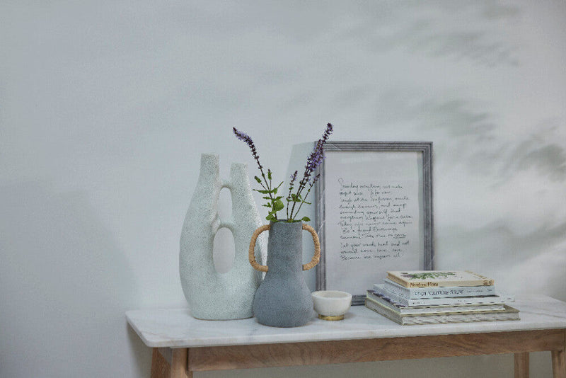 Lene Bjerre Vase Ayelle Hellgrau H:25,5cm Begrenzt auf 3 Tage