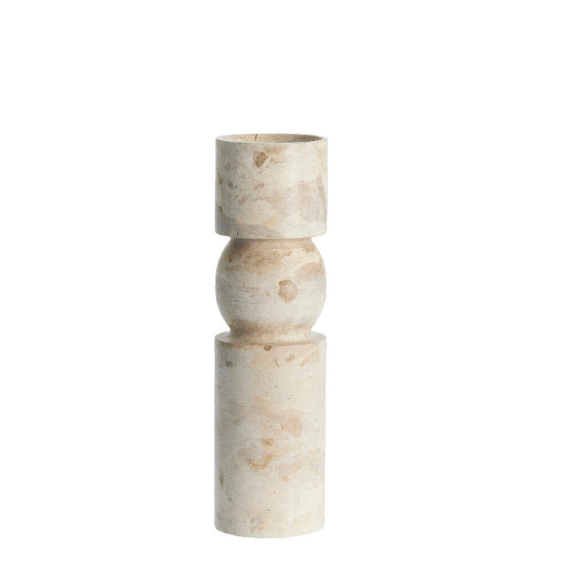 Lene Bjerre Kerzenständer Ellia Beige H:30cm