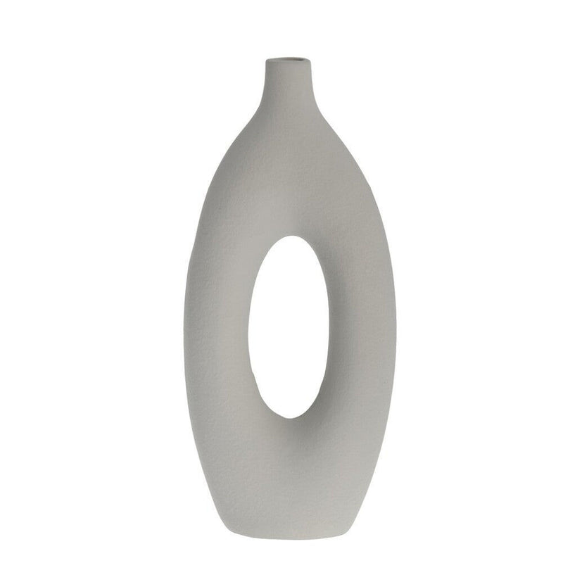 Lene Bjerre Vase Catia Grau L:15cm Günstiger Verkauf