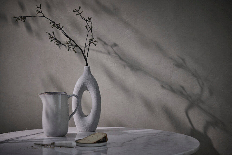 Lene Bjerre Vase Catia Grau L:15cm Günstiger Verkauf
