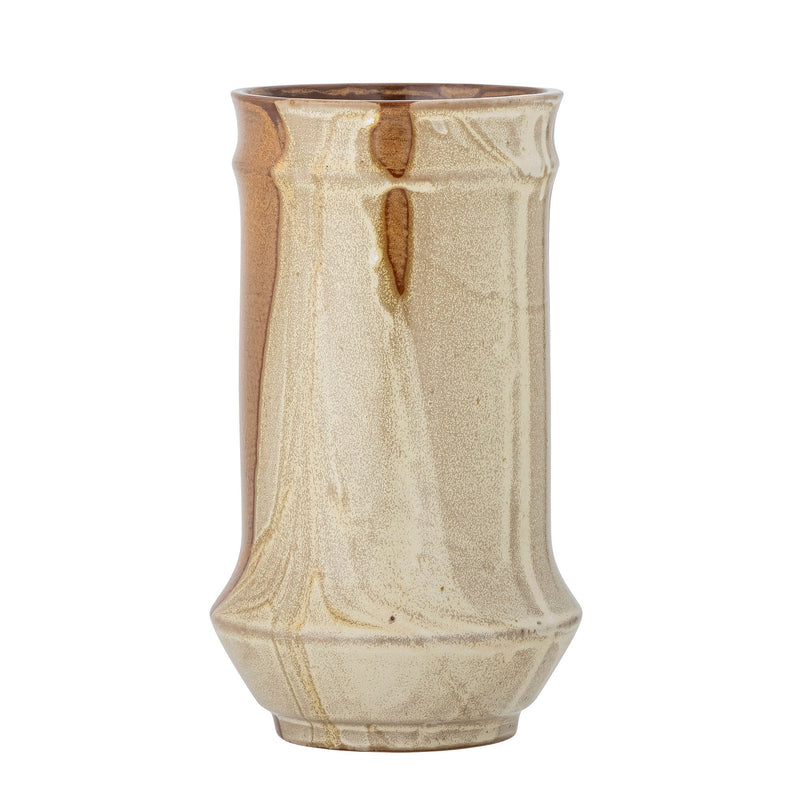Bloomingville Creative Collection Hailo Vase, Braun, Steingut Saisonschlussverkauf