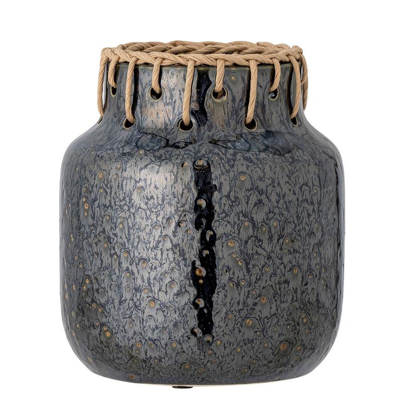 Bloomingville Janel Vase, Schwarz, Keramik