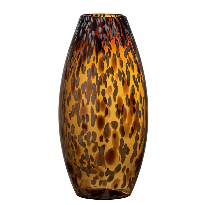 Bloomingville Daraz Vase, Braun, Glas