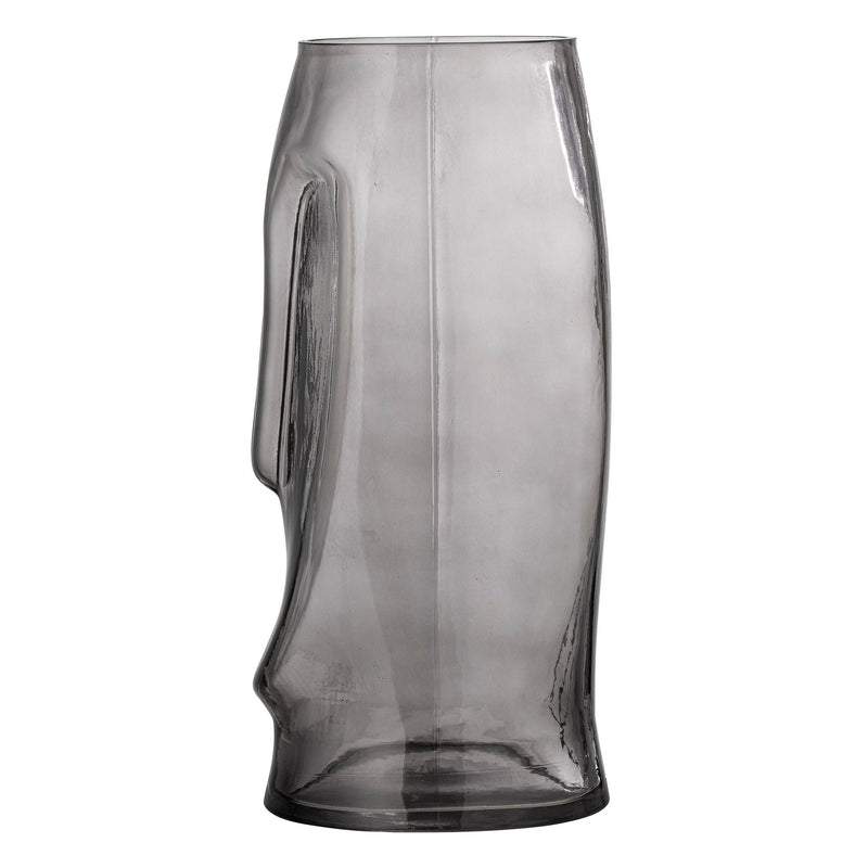 Bloomingville Ditta Vase, Grau, Glas Lagerräumung