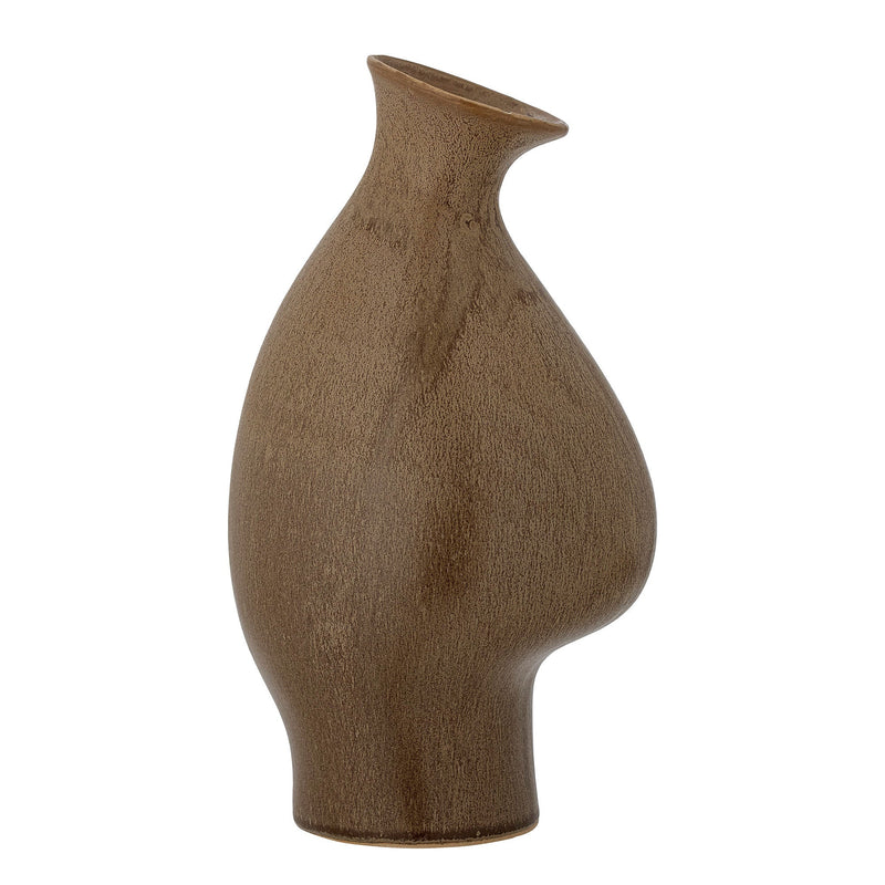 Bloomingville Celin Vase, Braun, Steingut Heißer Verkauf