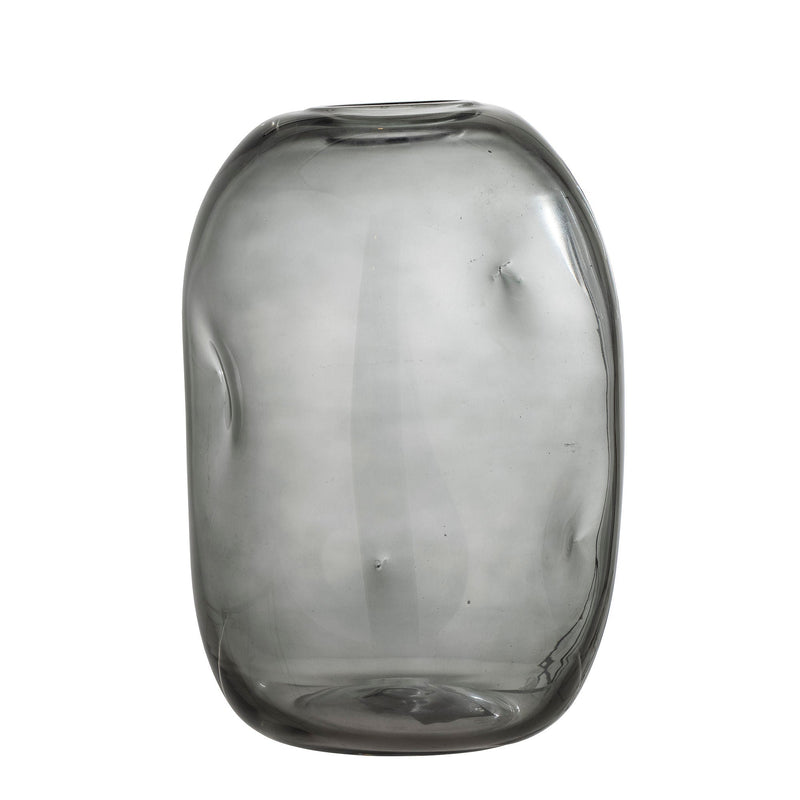 Bloomingville Vinda Vase, Grau, Glas Exklusive Angebote