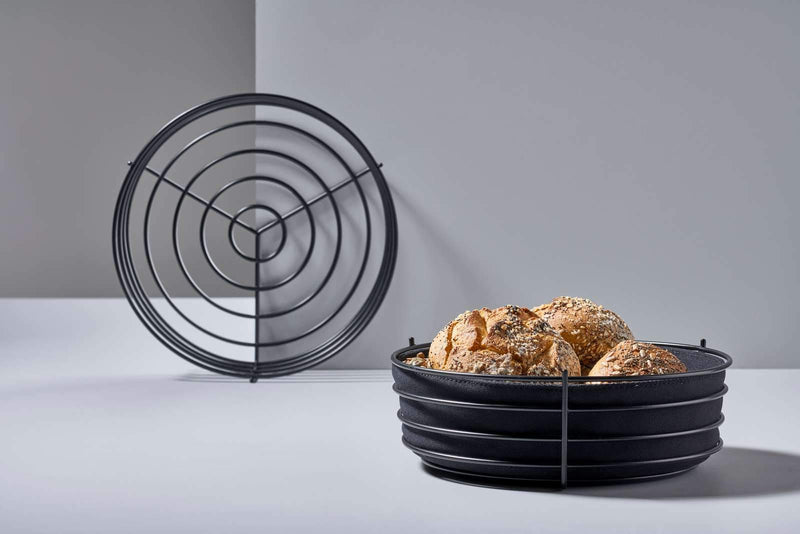 Zone Denmark Singels Brotkorb in Schwarz, Ø25,5cm Bis zu 60% Rabatt