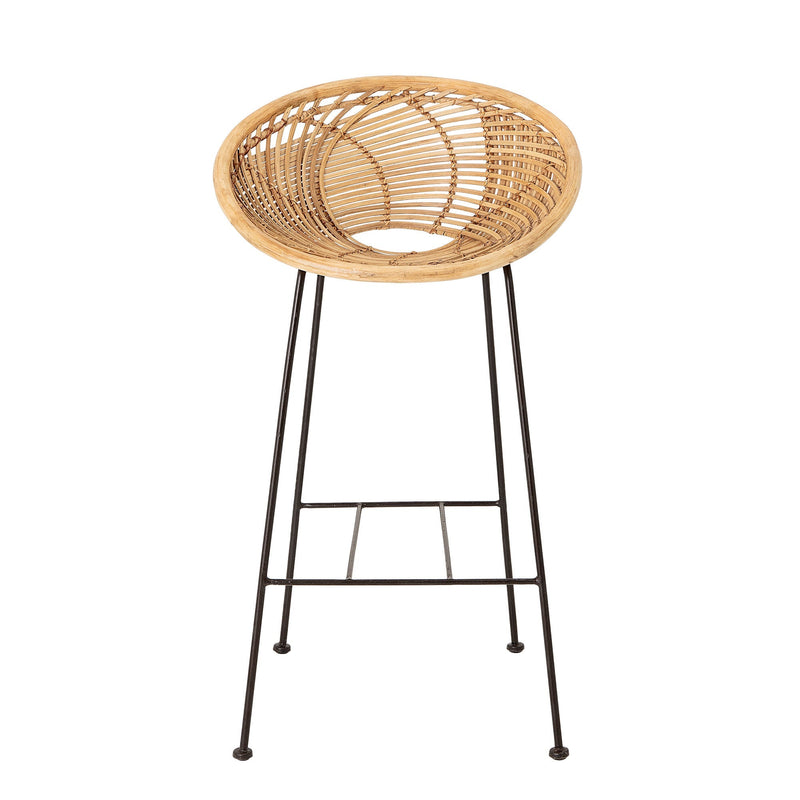 Bloomingville Yonne Barstuhl, Natur, Rattan