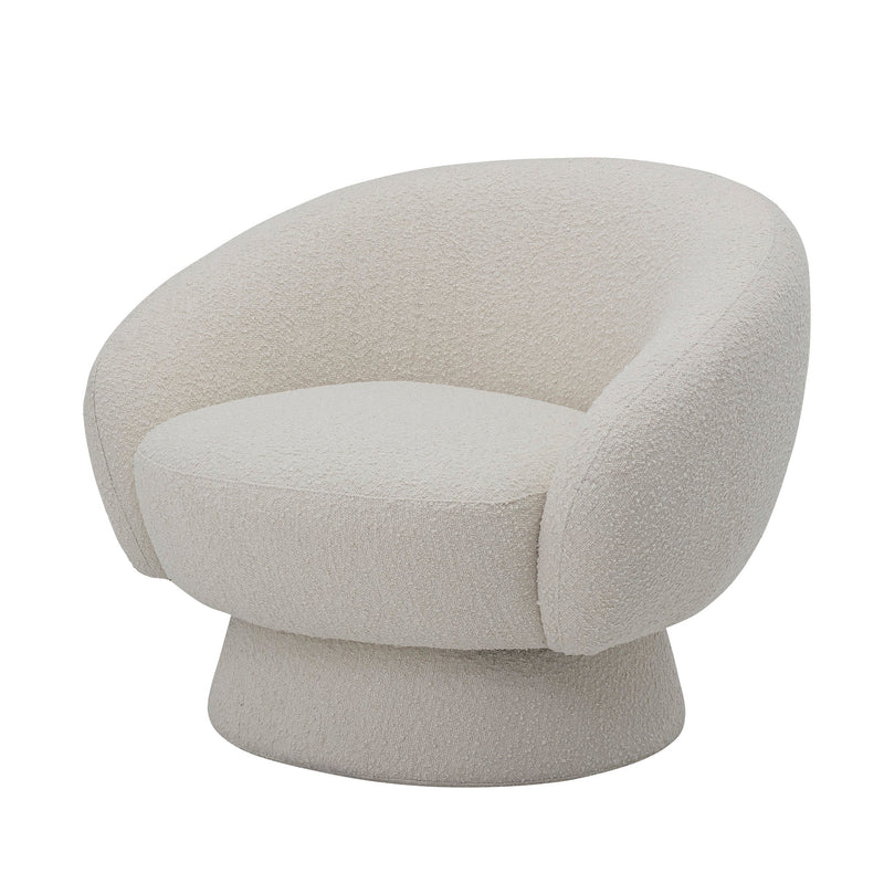 Bloomingville Ted Loungesessel, Weiá, Polyester Zeitbegrenzte Promotion
