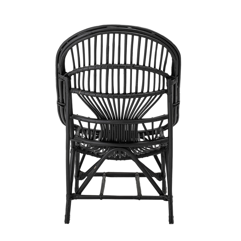 Bloomingville Joline Loungesessel, Schwarz, Rohrstock Discount Store für neue Produkte