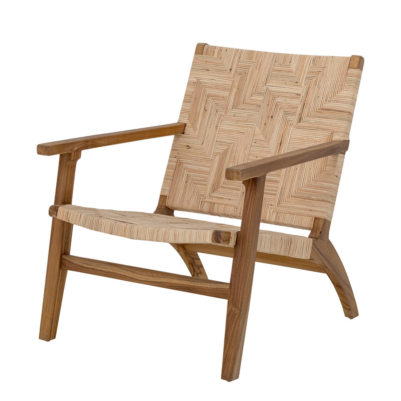 Bloomingville CREATIVE COLLECTION Mills Loungesessel, Braun, Rattan Großer Ausverkauf