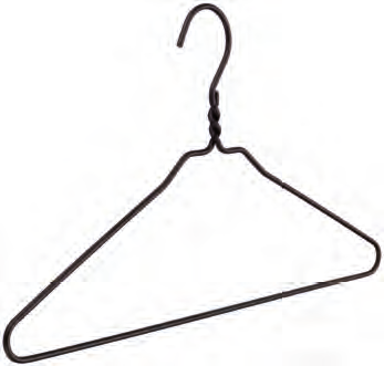 Pieper Concept DRY CLEANER, Aluminiumbügel Schwarz