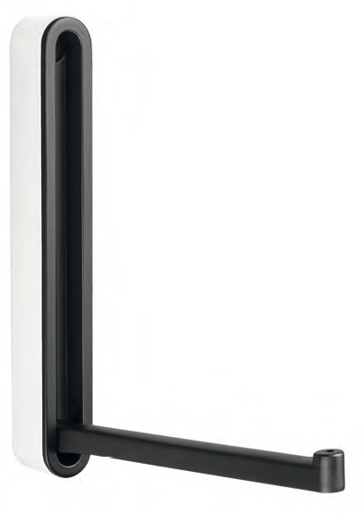 Pieper Concept Wandhaken Canoa Black Edition weiß