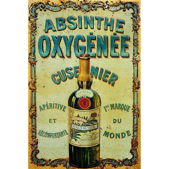 Queen Kerosin Blechschild – Absinthe Oxygenee Günstiger Verkauf