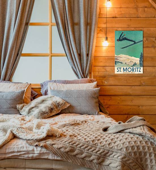 Queen Kerosin Blechschild - St. Moritz Engadin im Angebot