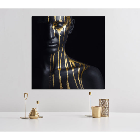 Queen Kerosin Blattgold Bild - Liquid Gold Outlet