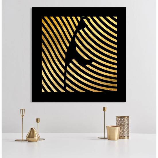 Queen Kerosin Blattgold Bild - Sylt Waves im Angebot