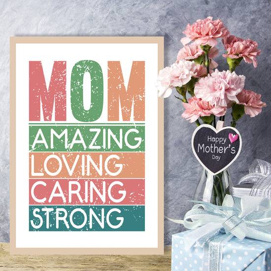 Queen Kerosin Rahmenbild - Mom amazing loving caring Auslauf
