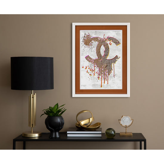 Queen Kerosin Rahmenbild mit Acrylpassepartout - Fashion CC Verkauf