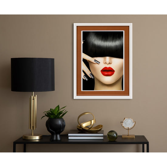 Queen Kerosin Rahmenbild mit Acrylpassepartout - Fashion Icon Angebote