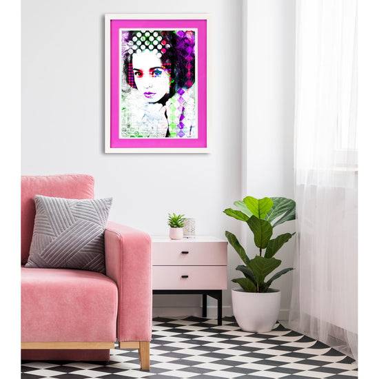 Queen Kerosin Rahmenbild mit Acrylpassepartout - The Look Angebote