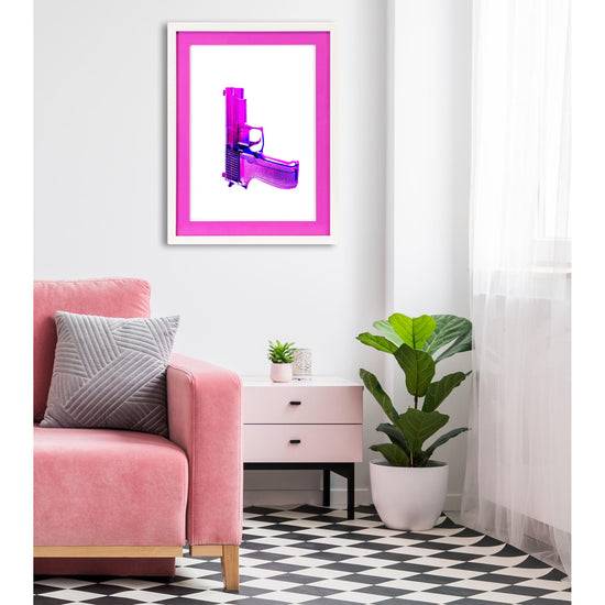 Queen Kerosin Rahmenbild mit Acrylpassepartout - Pop Pistol im Angebot