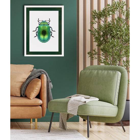 Queen Kerosin Rahmenbild mit Acrylpassepartout - Pop Beetle Outlet