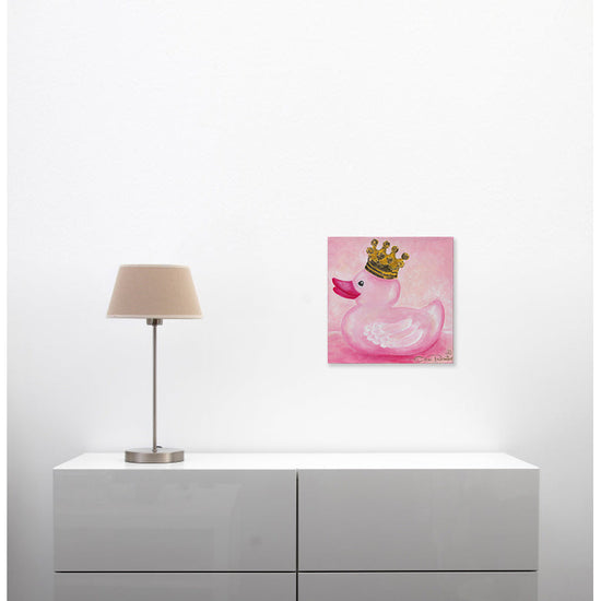 Queen Kerosin Leinwandbild - Ente Pink Verkauf