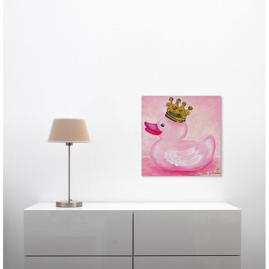 Queen Kerosin Leinwandbild - Ente Pink Verkauf