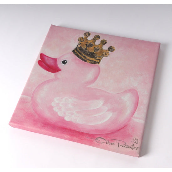 Queen Kerosin Leinwandbild - Ente Pink Verkauf