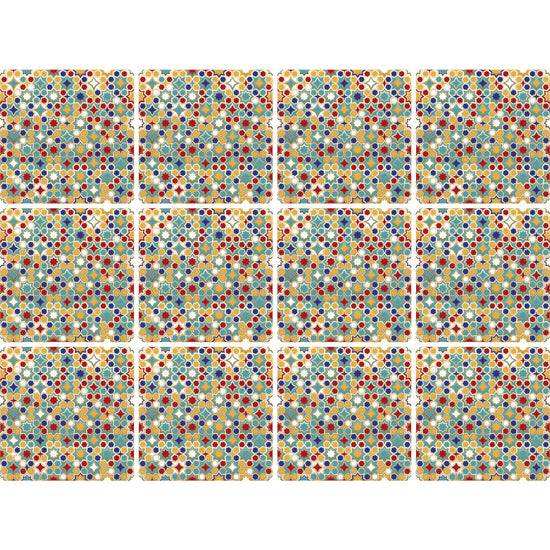 Queen Kerosin Stickerfliesen - Stanze 12er-Set