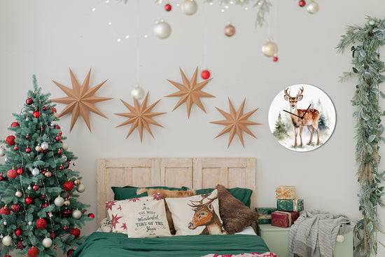 Queen Kerosin Cute Deer Acrylglas-Uhr Online