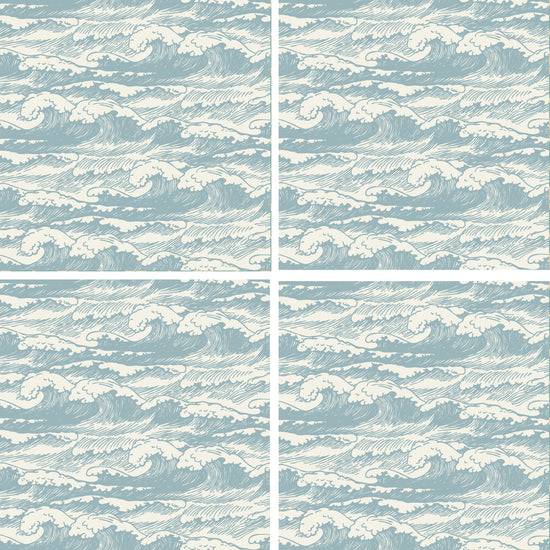 Queen Kerosin Steinuntersetzer-Set - Colorful Waves