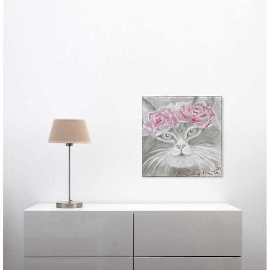 Queen Kerosin Leinwandbild - Kater Pino Verkauf