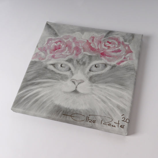 Queen Kerosin Leinwandbild - Kater Pino Verkauf