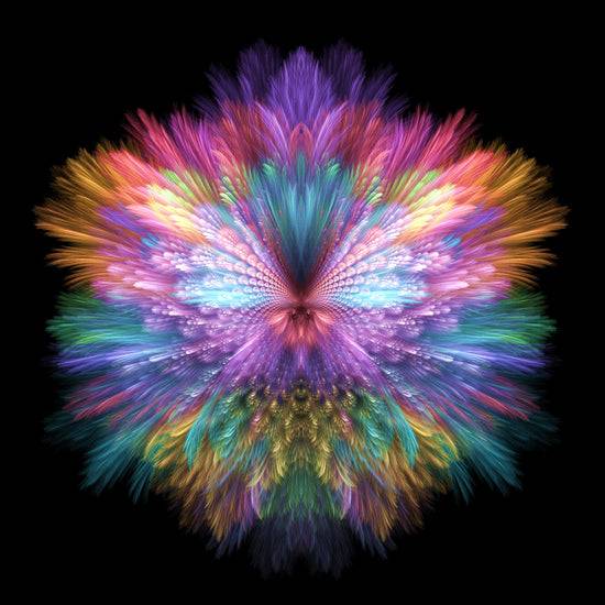 Queen Kerosin Acrylglasbild - Tricolor Explosion
