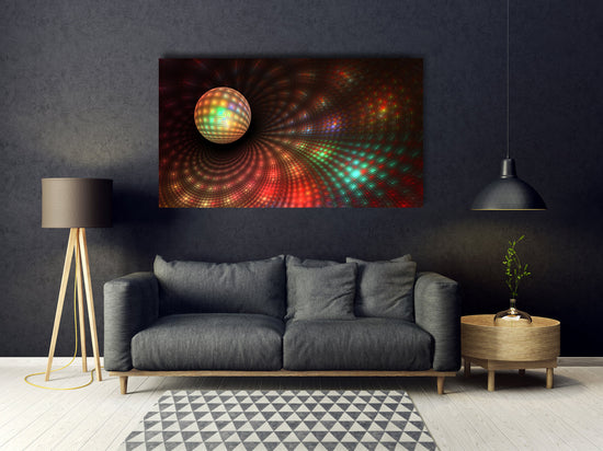 Queen Kerosin Acrylglasbild - Stroboscope Disco Discount Store für neue Produkte