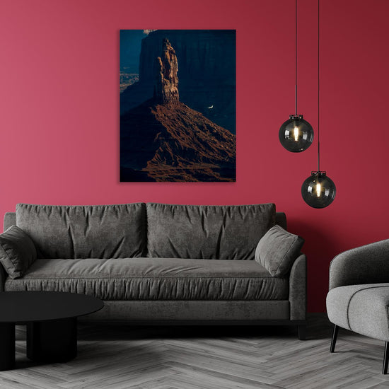 Queen Kerosin Acrylglasbild - PLANE FLYING THROUGH MONUMANT VALLEY Begrenzt auf 3 Tage