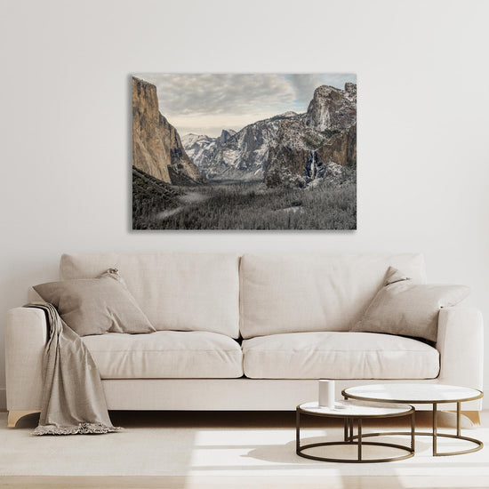 Queen Kerosin Acrylglasbild - YOSEMITE VALLEY AFTER SNOWSTORM 2 3 Auslauf
