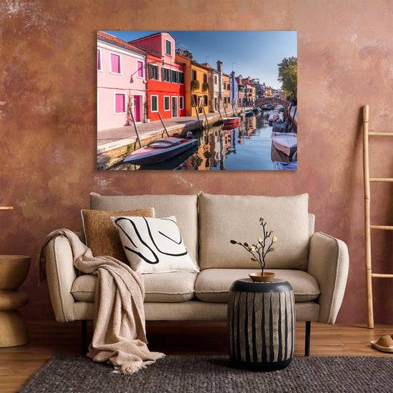 Queen Kerosin Acrylglasbild - VENICE- BURANO CANAL Günstiger Verkauf