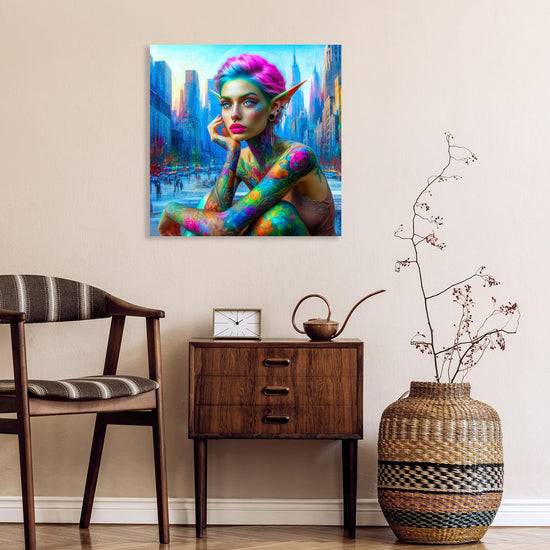 Queen Kerosin Acrylglasbild - Stadtelfen Sonderangebot