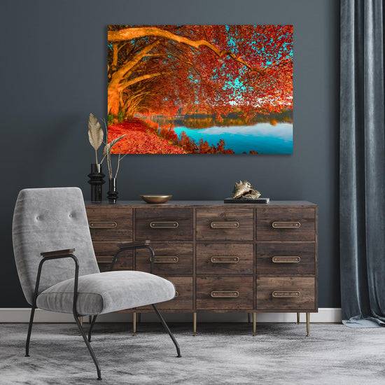 Queen Kerosin Acrylglasbild - Platanenallee am Baldeneysee I Cyber Monday