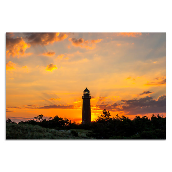 Queen Kerosin Leuchtturm bei Sonnenaufgang von Torsten Reuter