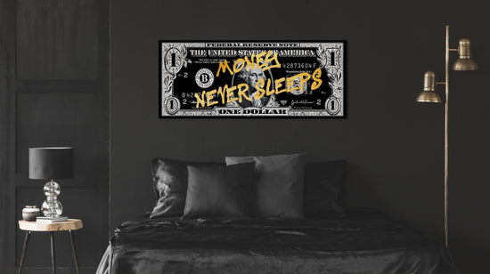Queen Kerosin Blattgold Bild - Money Never Sleeps Großer Ausverkauf