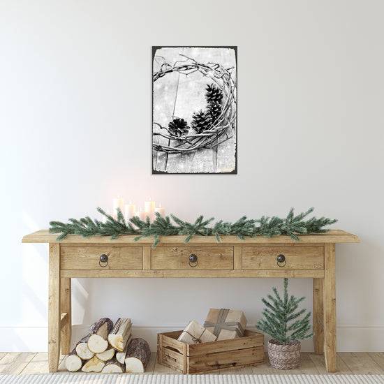 Queen Kerosin Blechschild - Christmas Wreath Flash Sale