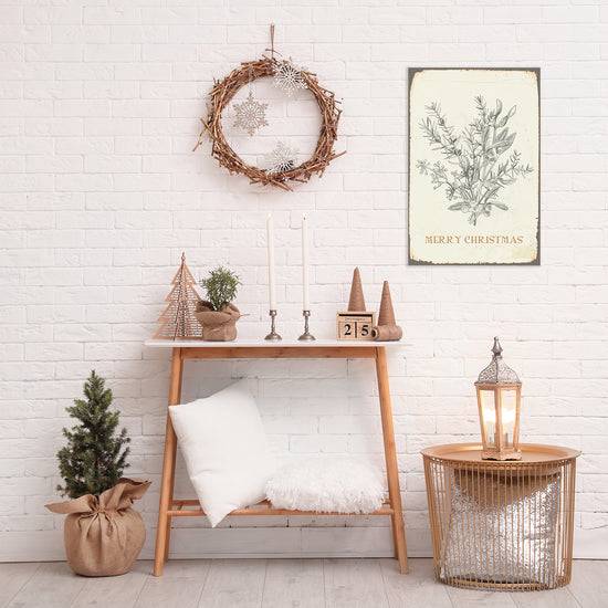 Queen Kerosin Blechschild - Christmas Berries Preisnachlass