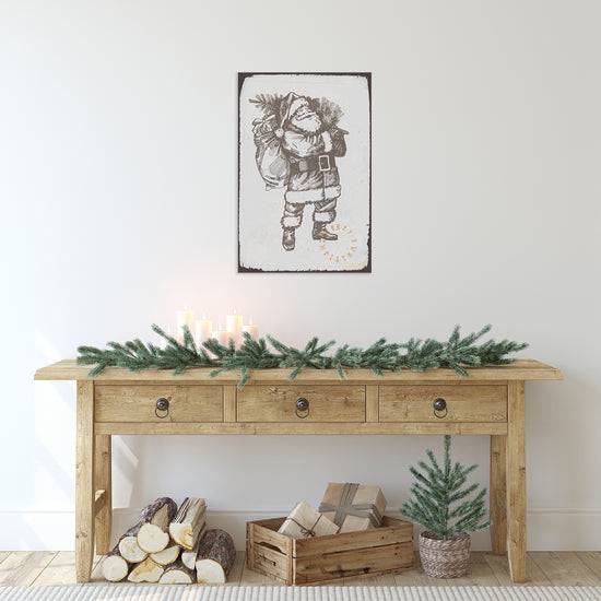 Queen Kerosin Blechschild - Santa Claus Black Friday